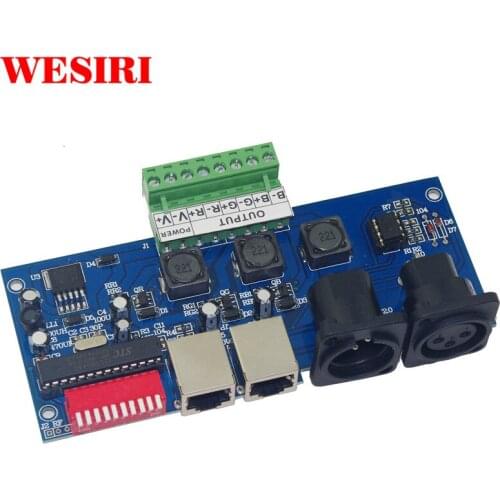High-Power Constant Current 350MA*3 Channel DMX512 RGB Controller 3CH DMX512 Decoder for RGB LED Wall Washer Lamp Flood Light