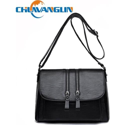 Chuwanglin Womens Shoulder Bags PU Leather Handbags Tote All-match Crossbody Top-handle Bags Shell Messenger Bag G122607