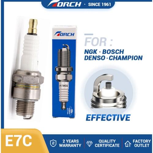 NEW 1PCS TORCH Spark Plug E7C Replacement Glow Plugs NGK B6HS Autolite 4092 Champion L4J for W5AC Beru 14Z-7AU Ignition System