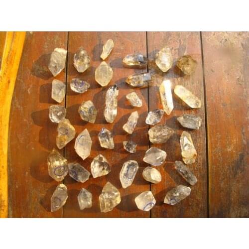 40 RARE Tibetan skeletal WATER DROP quartz Crystal Terminating Specimen