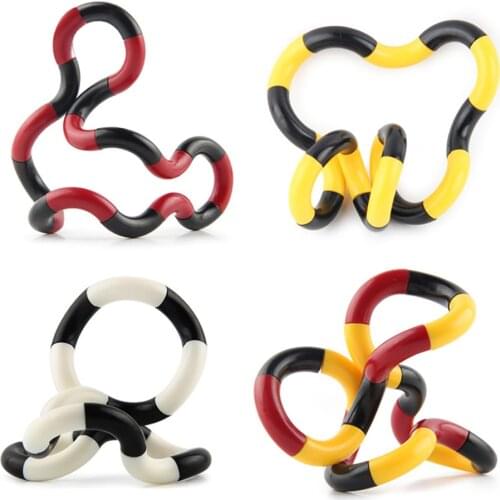 Stress Relief Fidget Roller Twist Finger Decompression Toy Torsion Ring Vent Toys For Kids Adult Fidget Autism Vent Toys Gifts