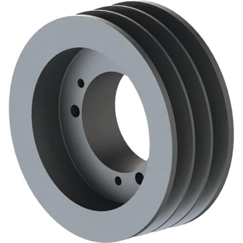 CPT 33V412SH 3V belt section v-pulley-wheels, include SH QD bushing,3 Grooves, Cast Iron, 4.12" OD, ISO9001 for 3V belts