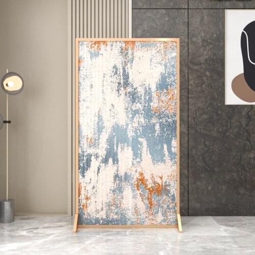 Nordic floor awareness screen partition living room simple modern custom mobile metal office screen