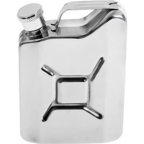 6oz Hip Flask Outdoor Portable Camping Wine Pot Creative Stainless Steel Flagon For Whiskey Liquor Personalized Men Gifts 177ml