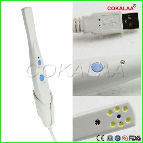 Good quality 5.0 Mega Pixels USB 6-LED HK790 Dental Intraoral Oral Camera with Software