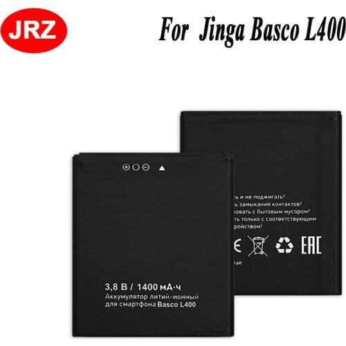 JRZ L400 Phone Battery For Jinga Basco L400 1400mAh Top Quality Replacement Batteries