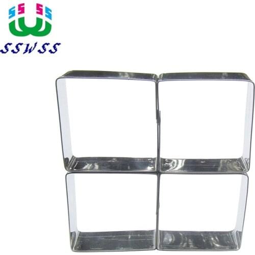Square Lattices Cake Decorating Fondant Cutters Tools,Mosaic Puzzle Cookie Baking Molds,Direct Selling