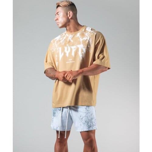 Summer Mens tshirt fitness leisure training running quick-drying round neck man sport t-shirt tight breathable male sportswear