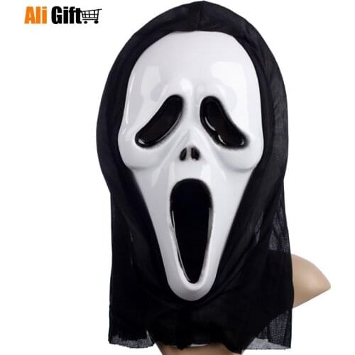 Horror Performance Prop Halloween Scream Mask Skeleton Devil Ghost Face Masks Cosplay Party Festival Supply Event Decor Custom