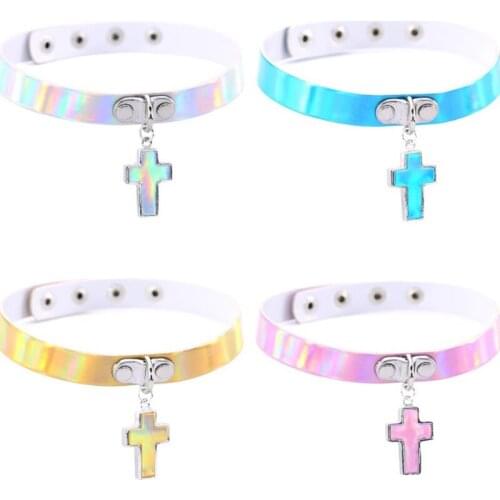 MOONBIFFY Women's Leather Chokers