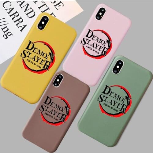 Kamado Nezuko Kimetsu No Yaiba Demon Slayer Soft Phone Case for Iphone11 Pro Max 6 7 8 Plus X XS XR XS Max Silcone Back Cover