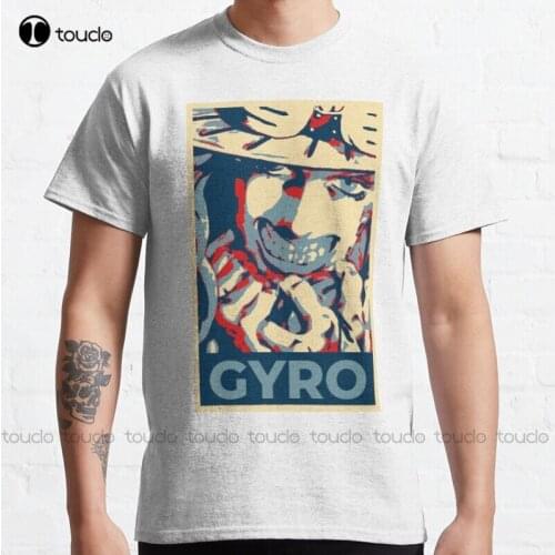 New Jojos Gyro Zeppeli Classic T-Shirt T-Shirts For Women S-5XL work shirts Unisex