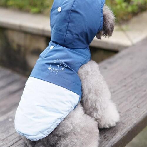 Pet Clothing Fashion Puppy Two-legged Winter Jacket Casual Pet Winter Vest All-matched Pet Clothes