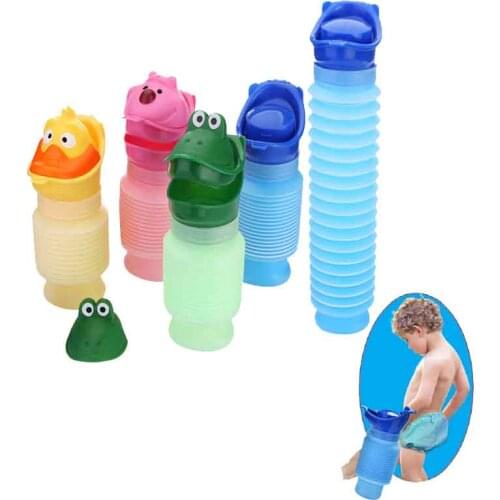Portable Urinal Travel Car Toilet Kids Vehicular Potty Pee Camping High-capacity Urinals Cute Baby Kids Girl Boy 1 Pc