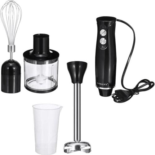 Electric Hand Mixer Whisk Meat Grinder Egg Smoothie Paste Blender Eggbeater Kitchen Appliance 500W For Smoothies Soups Sauces