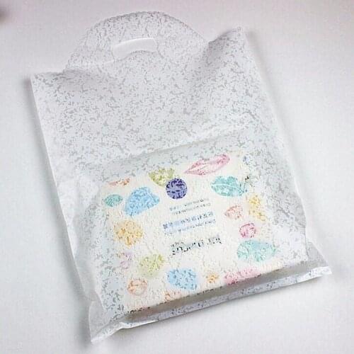 30*45cm Super large plastic gift bag,large handle plastic gift bag lot,small boutique gift plastic shopping bag with handle