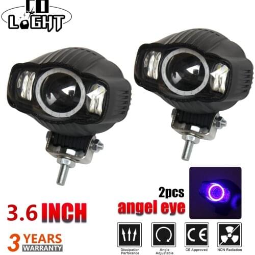 CO LIGHT 3.6 inch 25W Led Work Light Bar Spot Auto Driving Fog light Blue DRL 12V 24V for Offroad Truck ATV SUV Pickup 4WD 4x4