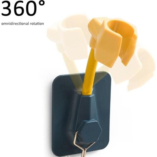 360° Universal Adjustable Shower Bracket Bathroom Shower Head Holder Nozzle Adjustment Adjusting Bracket Base Mount Traceless