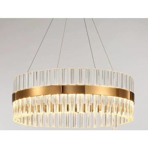 Vintage Crystal Chandelier Lighting Candle Chandeliers RH Pendant Hanging Light for Living and Dining Room Decor LED lamp