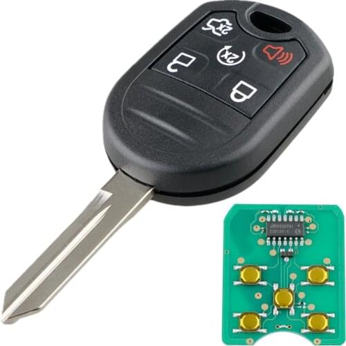 XRSHKEY 2PCS/LOT 5 Buttons Remote Key 315MHz ID63 80bit CWTWB1U793 Fit for 2010 2011 2012 2013 2014 Fo*d Mustang