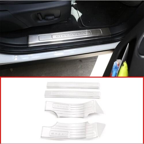 For Discovery Sport 2020 5 Seat Door Sill Anti-scratch Plate Protective Cover Decorative Plate Without Light Auto Accessories