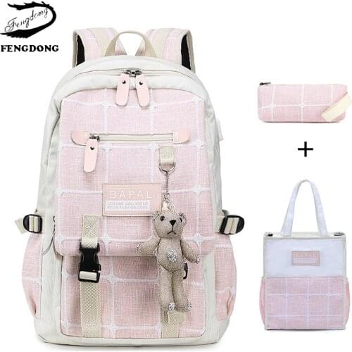 Womens backpack student school bags for girls