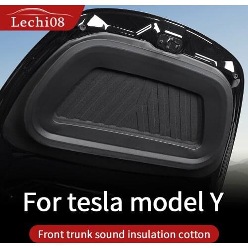Front trunk sound insulation cotton For Tesla Model y Accessories 2020-2021