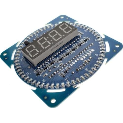 1PCS LED Electronic Digital Clock module DS1302 Rotation LED Display 51 SCM Learning Board
