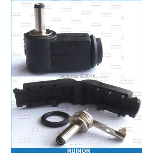 10PCS 10X3.5MM X 1.3mm DC plug Right angle for CCTV Charger Power Plug Soldering