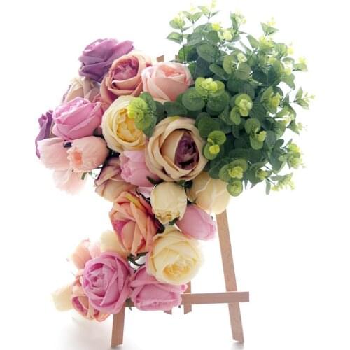 10pcs/Lot 10.5cm Artificial Roses Flower Head for Wedding Birthday Party Home Garden Decoration DIY Flower Wall Kissing Balls