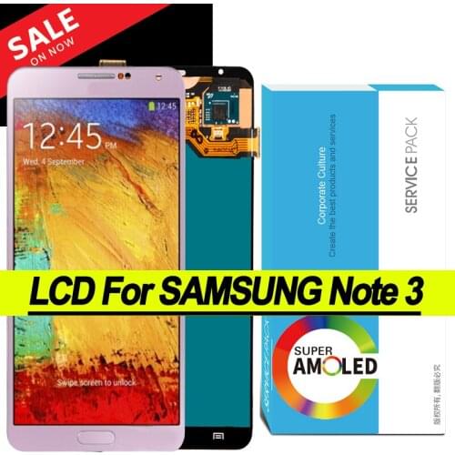 100% Original 5.7" Super Amoled Display for SAMSUNG Galaxy Note 3 N9005 Full LCD Display Touch Screen Repair Parts