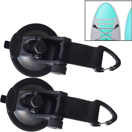 2 pack, Suction Cup Tie Downs , Heavy Duty Self-sticking Double suction, Suction Anchor Suction Cup with Straps For Car roof Boa