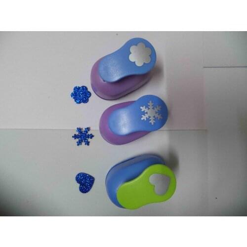 3pcs(2.5cm) flower,snowflower,heart shape craft punch Punch Craft Scrapbooking school Paper Puncher eva hole punch free shipping