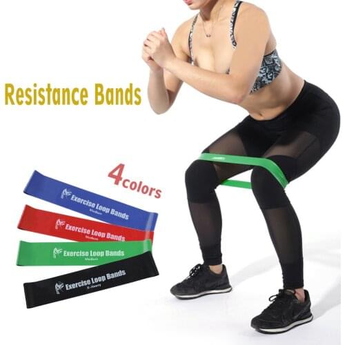 4Pcs/Set Resistance Bands Rubber Band Workout Fitness Gym Equipment Loops Latex Yoga Gym Strength Training Athletic Rubber Bands