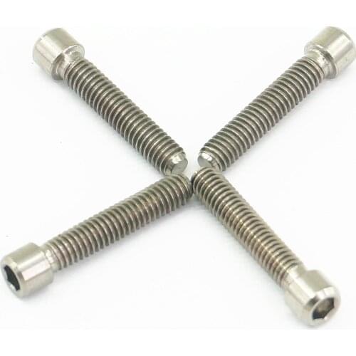 4 PCS M4x20mm Ti GR5 Titanium Bolts Screws For Bike Derailleur