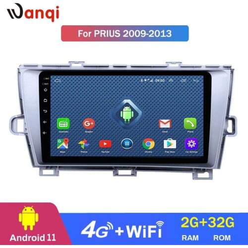 4G Lte All Netcom 2G+32G Android 8.0 GPS Navi Radio for 2009-2013 Toyota Prius LHD with RDS Bluetooth USB WIFI Car Audio Android