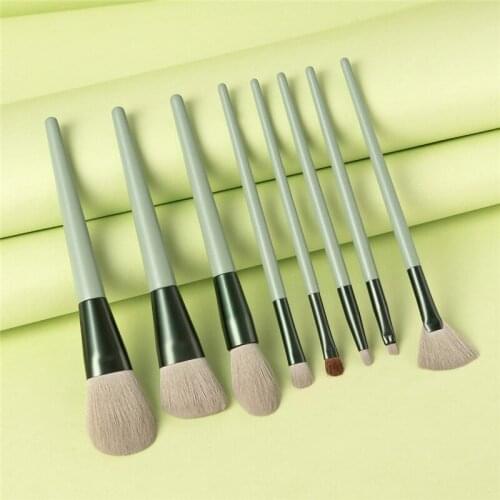 8 Pcs Makeup Brushes Tool Set Cosmetic Powder Eye Shadow Foundation Blush Blending Beauty high quality Make Up Brush