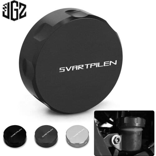 Motorcycle CNC Aluminum Rear Brake Oil Cup Cap Cover for Husqvarna Svartpilen 401 701 250 200 2017 2018 2019 2020 Accessories