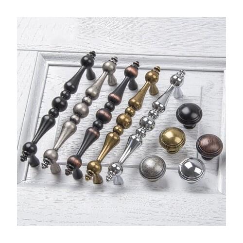 American style/Vintage Antique Bronze Cabinet Handles Vintage Kitchen Cabinet Handles and Furniture Handles door Hardware