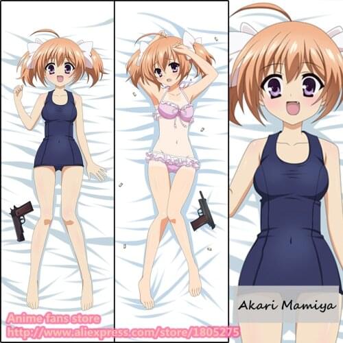 Anime Aria the Scarlet Ammo AA Akari Mamiya Cute Loli Japanese Pillowcase Pillow Cover Case decorative Hugging Body Bedding
