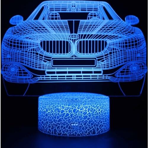 Car Kawaii Decor Truck Flood Light Led Lamp Salon Bus Train Vehicle Night Light Led Base for Bedroom Decoration Nightlight Child