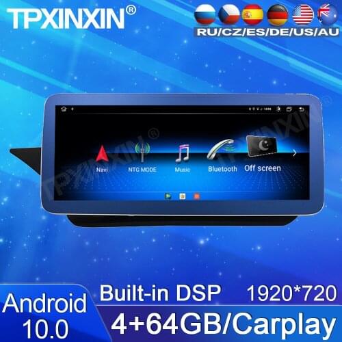 6+128G For Mercedes-Benz E 2007-2012 Android Car Stereo Radio Tape Recorder Multimedia video player GPS navigation HD Screen DSP