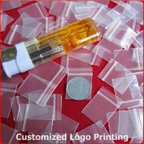 GREAT BULK PRICE 300pcs Small Clear Poly Ziplock Thick Plastic Reclosable Zipper Bags 1.8*2.5cm