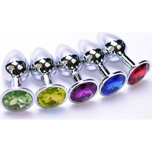 Unisex Small Size Stainless Steel Dildo Anal Butt Plug Stimulator Sex Adult Toy nice and comfortable design sex toys for woman