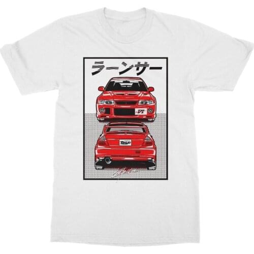 Mitsubishi Evo Evolution Vi 6 Tommi Makinen 4G63 Turbo Jdm Legend T Shirt T-Shirt 100% Cotton Summer Tees Printed T Shirts