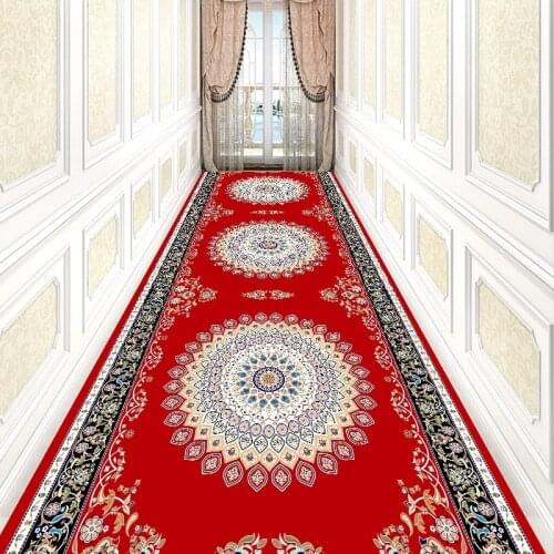 Nordic Style Stair Carpet European Corridor Carpets Geometric Hotel Hallway Rugs Floor Mat Wedding Party Floor Carpet Aisle Rug