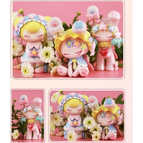 Desk style trinkets lovely girl heart gift tide play hand to do not occupy the desktop position mini ornaments toy blind box J06