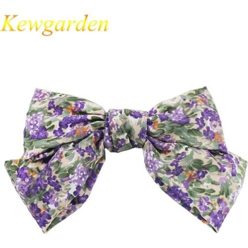 Kewgarden Childrens retro bow hair ring girls hair cord accessories baby head bands for girls 3pcs