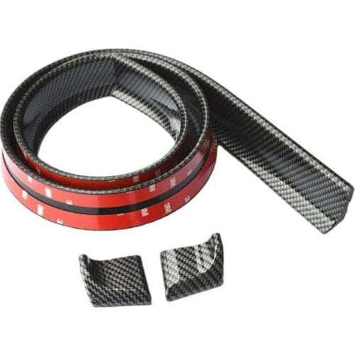 Spoiler 1.5M Car-Styling 5D Carbon Fiber Spoilers DIY Refit Spoiler For Mitsubishi Asx Outlander Lancer EX Pajero Evolution