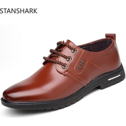 Мужские кожаные туфли Stan Shark China At AliExpress